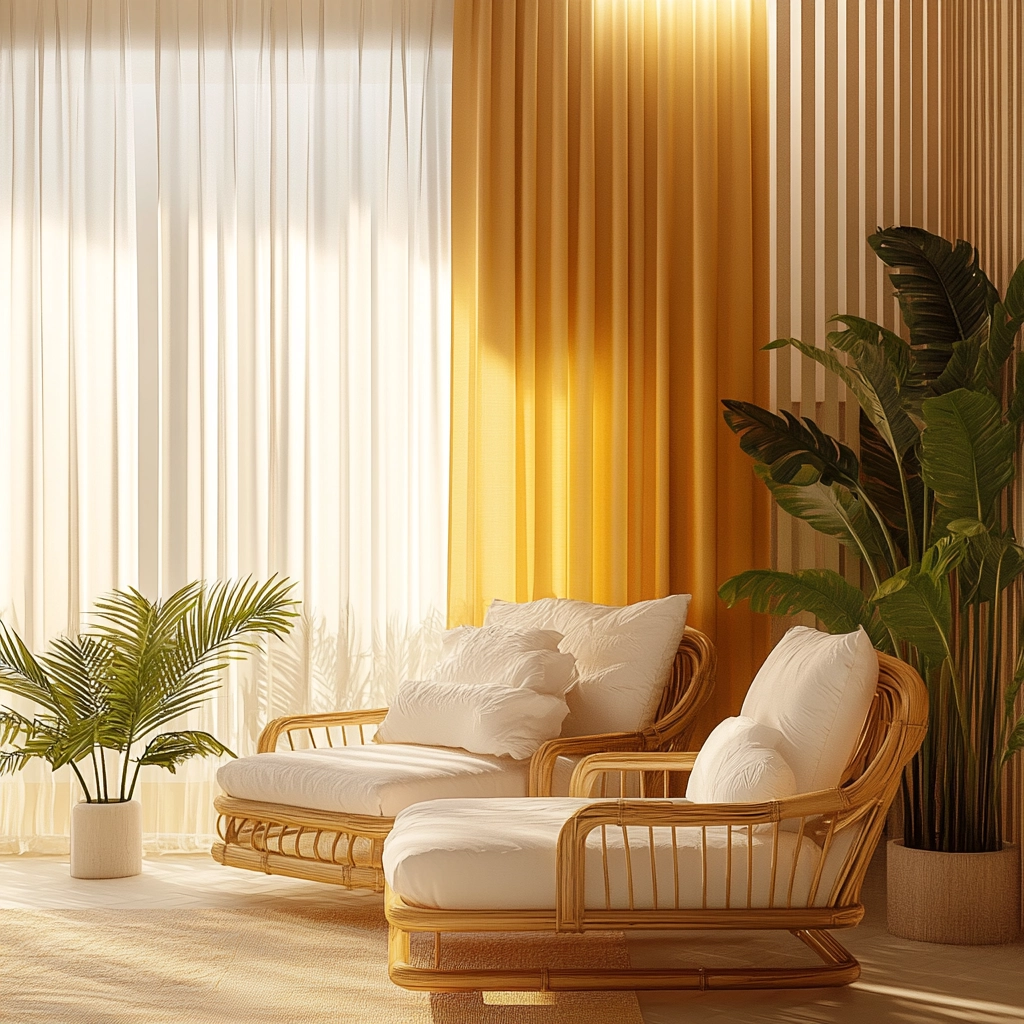 beige and mustard bedroom 52