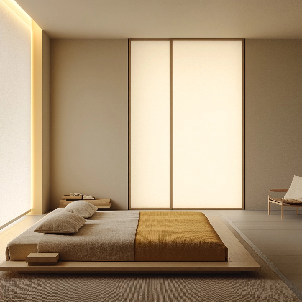 beige and mustard bedroom 58