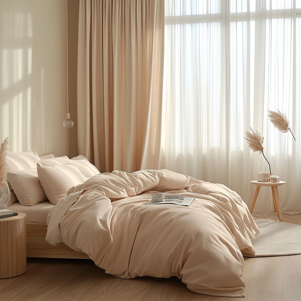 beige and pastel bedroom 2