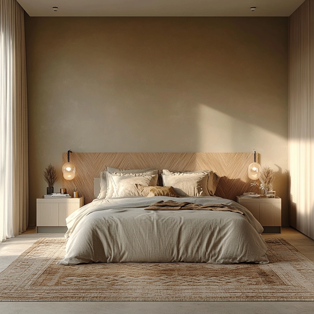 beige and pastel bedroom 5