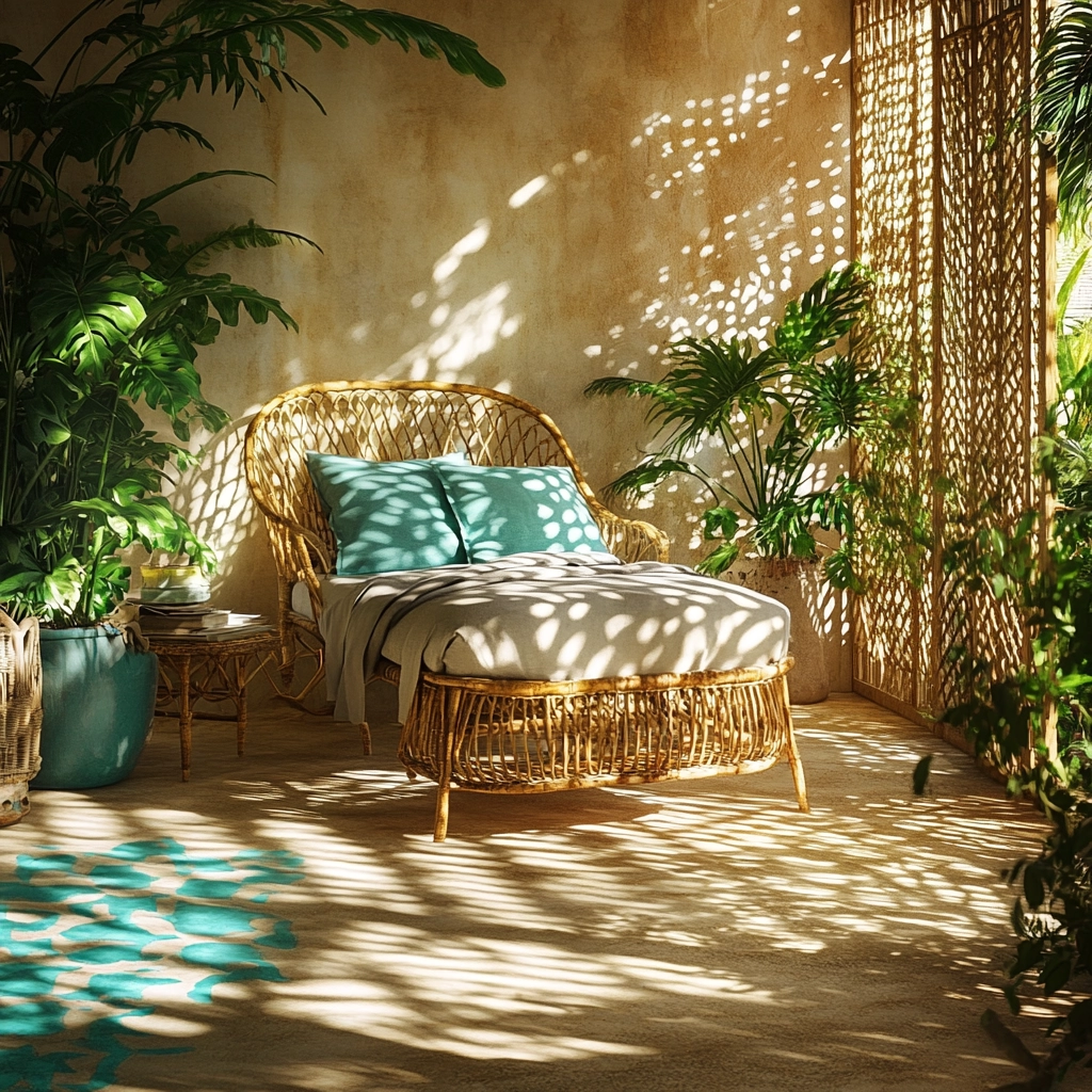 beige and turquoise bedroom 25