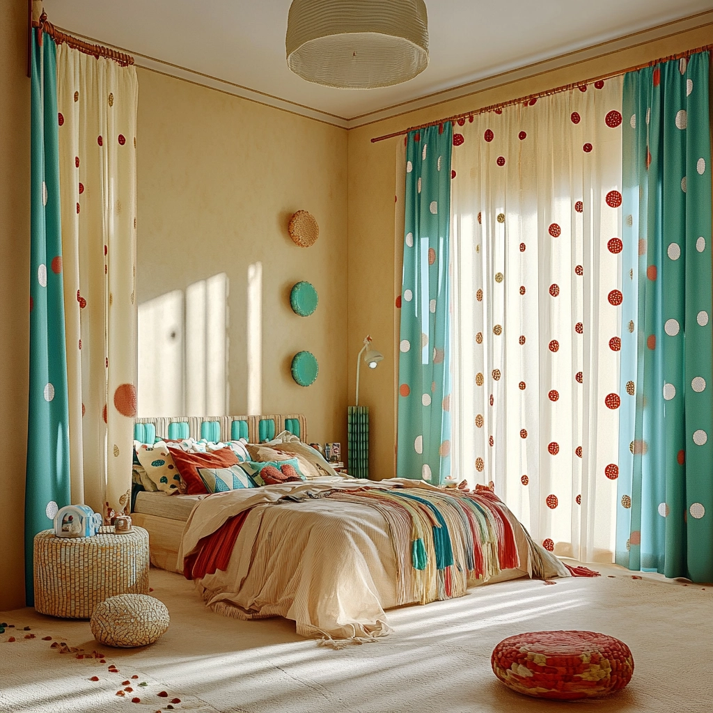beige and turquoise bedroom 58