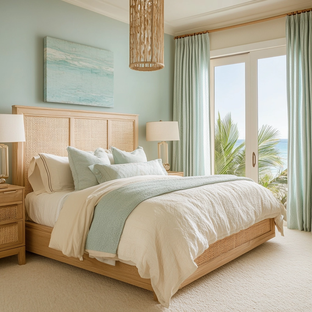 beige and turquoise bedroom 66