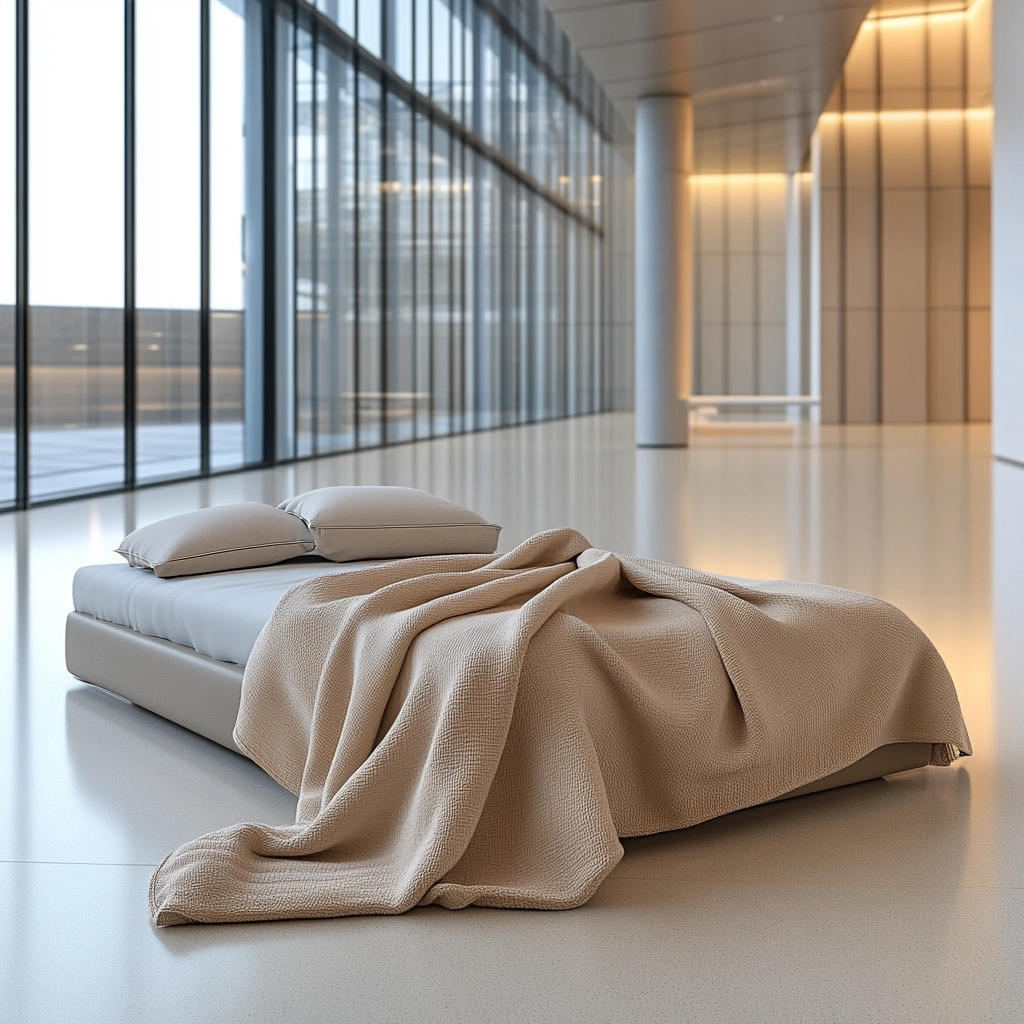 beige blanket bedroom 71
