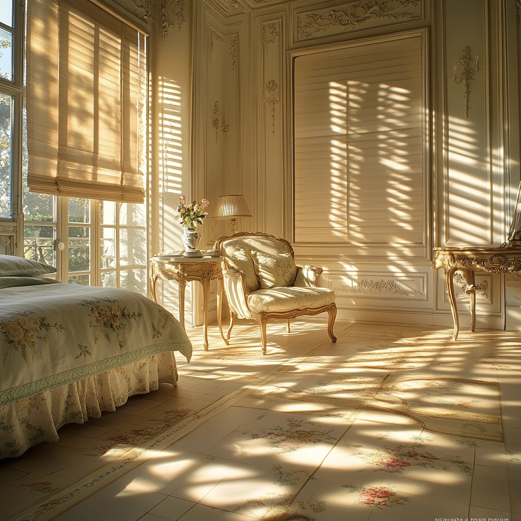 beige blinds bedroom 18