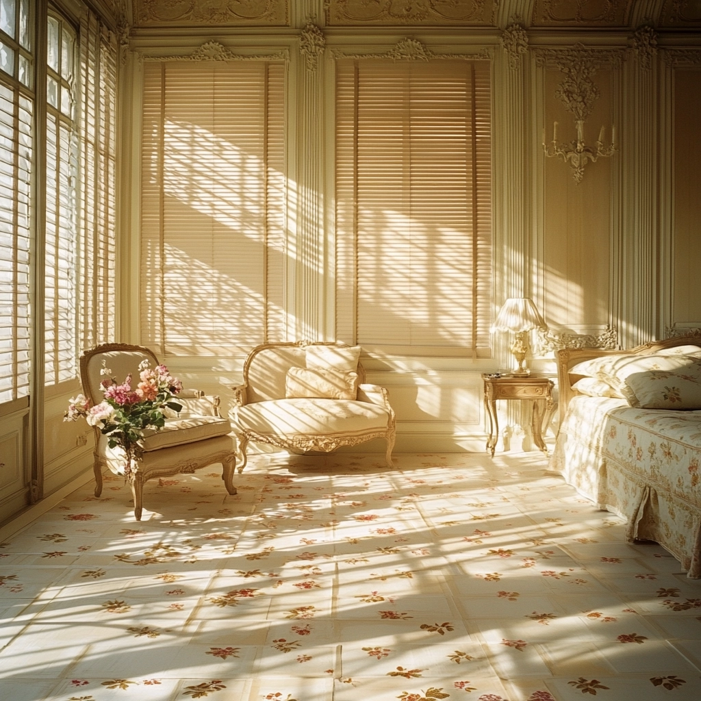 beige blinds bedroom 19