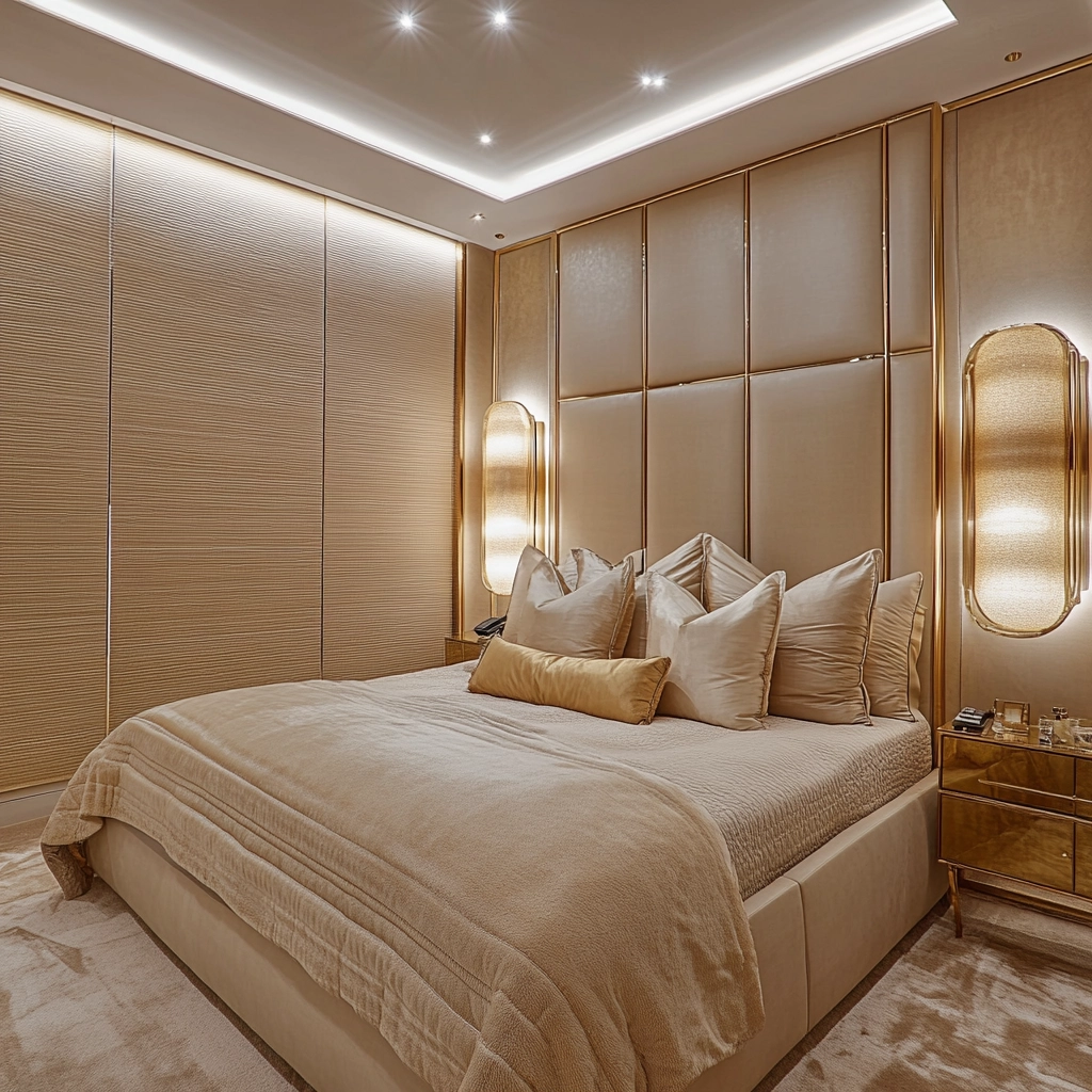 beige blinds bedroom 21
