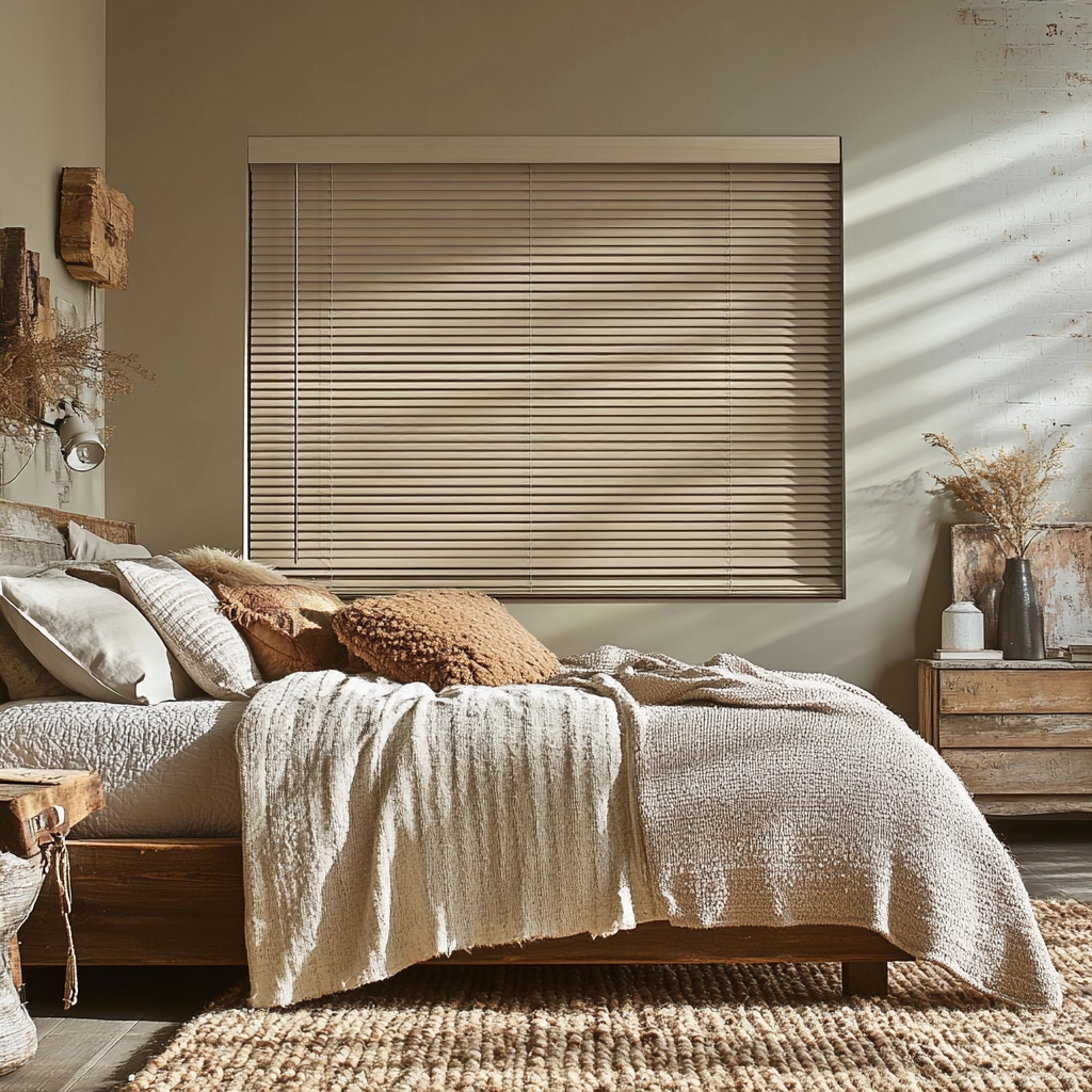 beige blinds bedroom 28