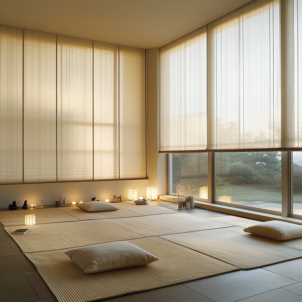 beige blinds bedroom 31