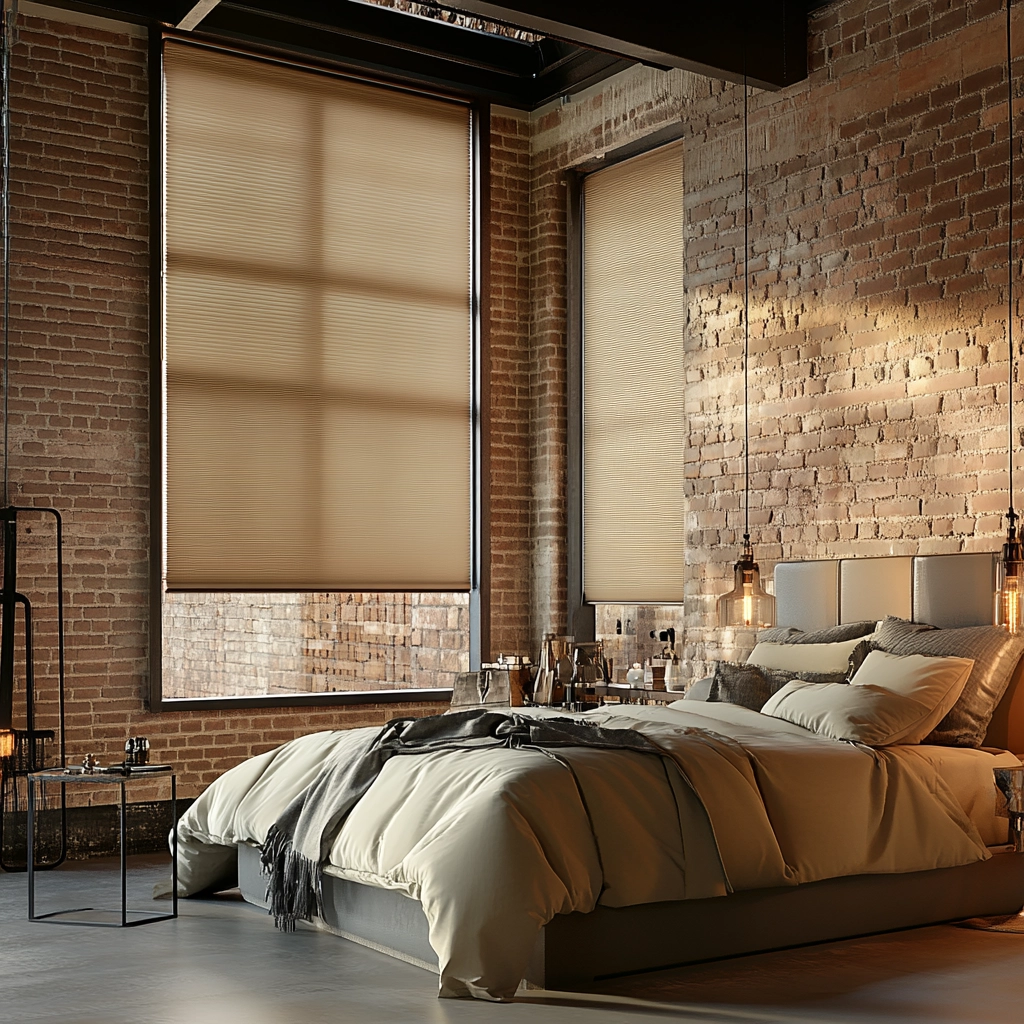 beige blinds bedroom 33