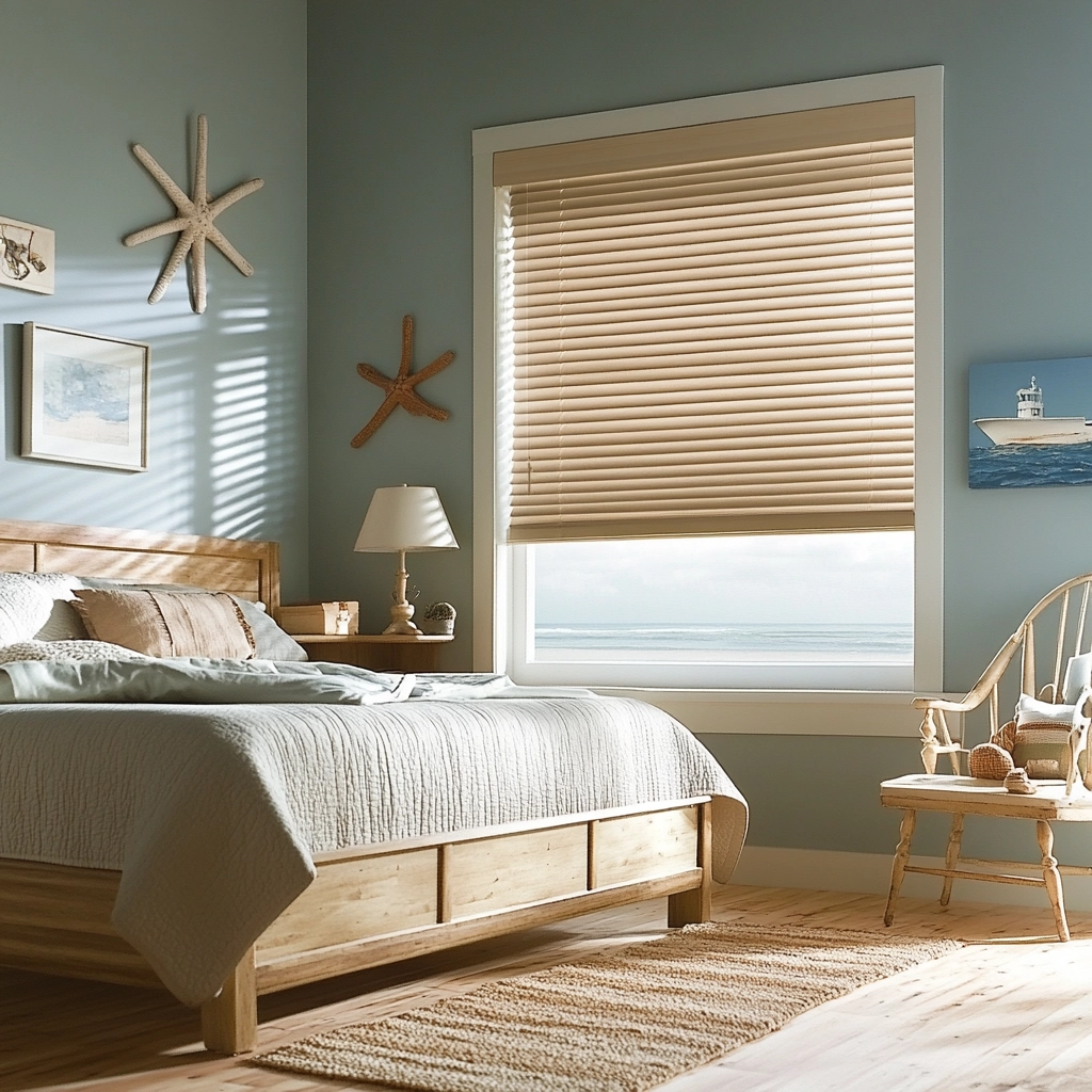 beige blinds bedroom 41