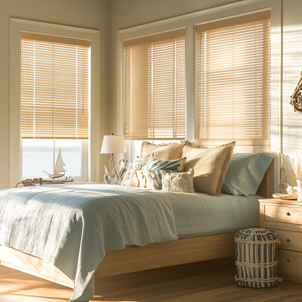 beige blinds bedroom 42