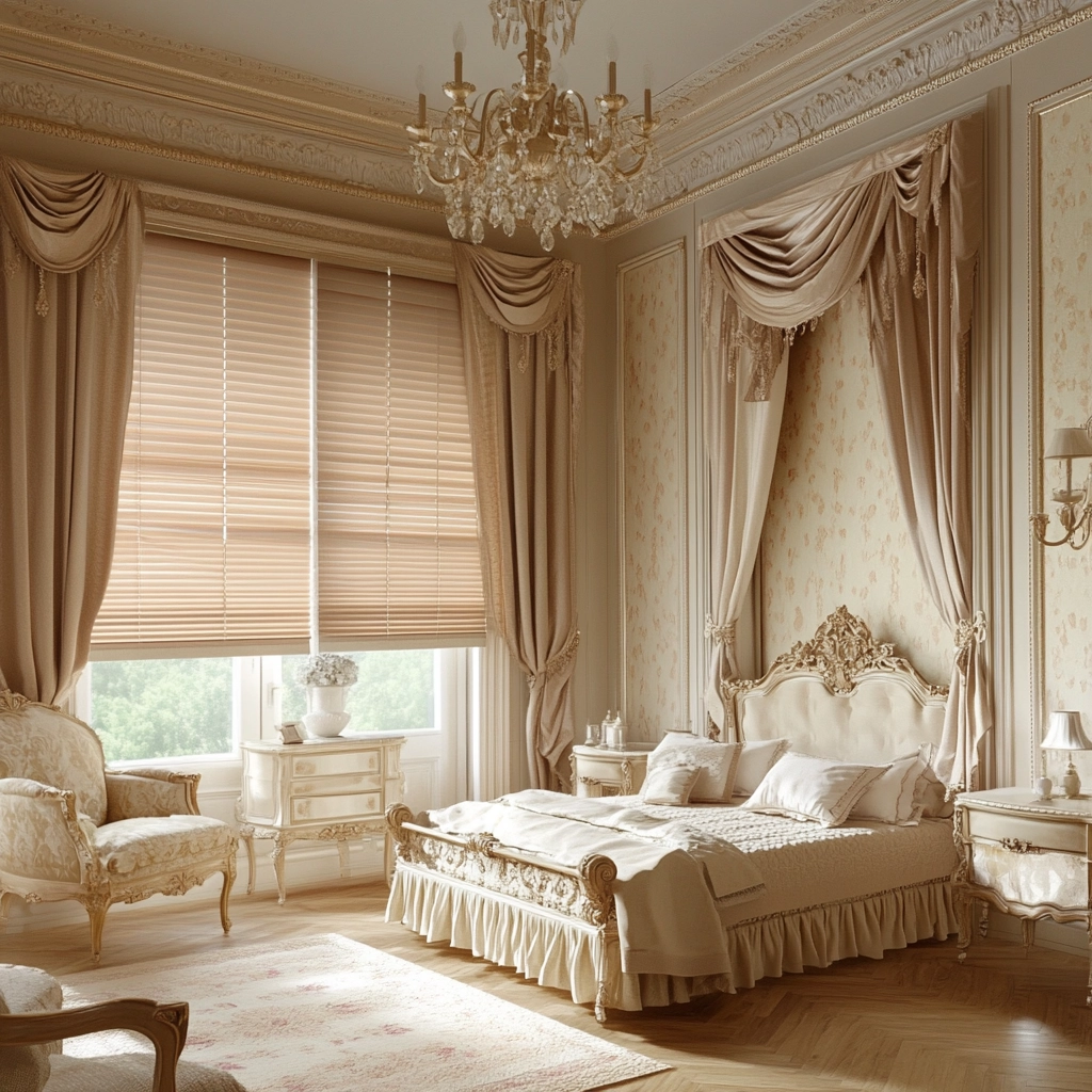 beige blinds bedroom 61