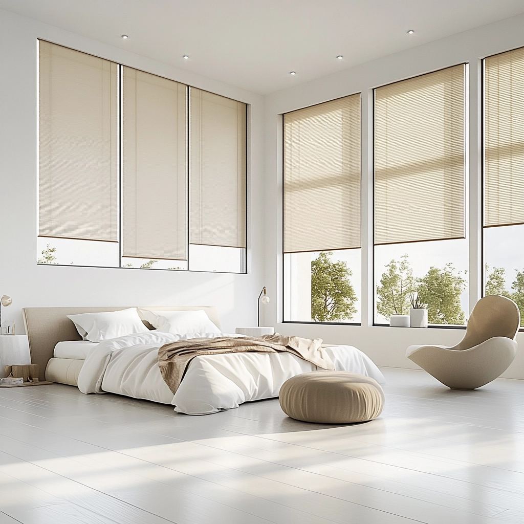beige blinds bedroom 71