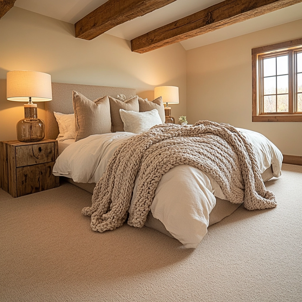 beige carpet bedroom 7