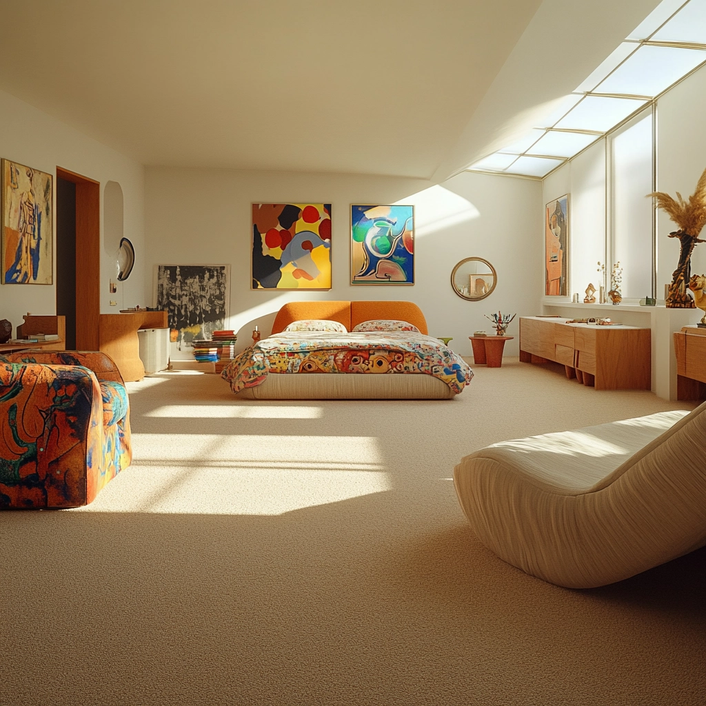beige carpet bedroom 75
