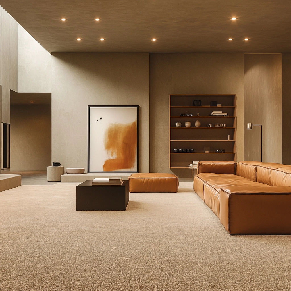 beige carpet living room 12