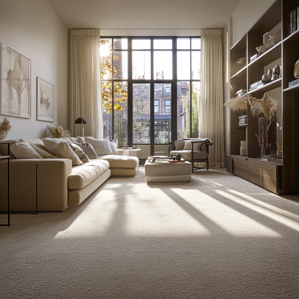 beige carpet living room 55