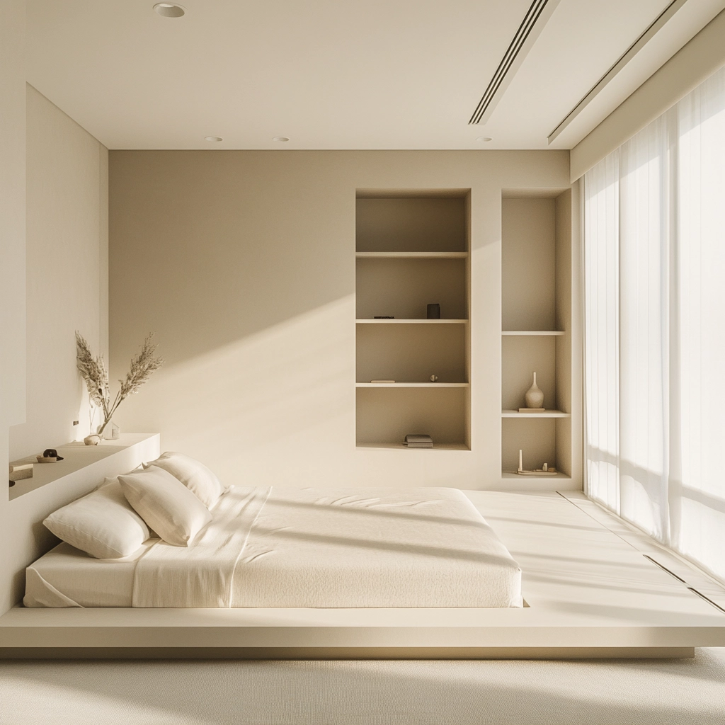 beige coastal bedroom 34