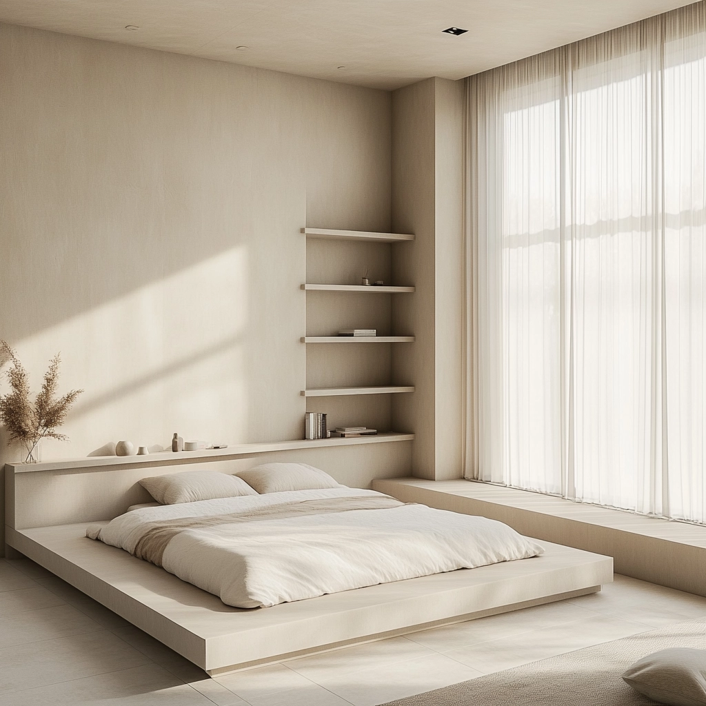 beige coastal bedroom 36