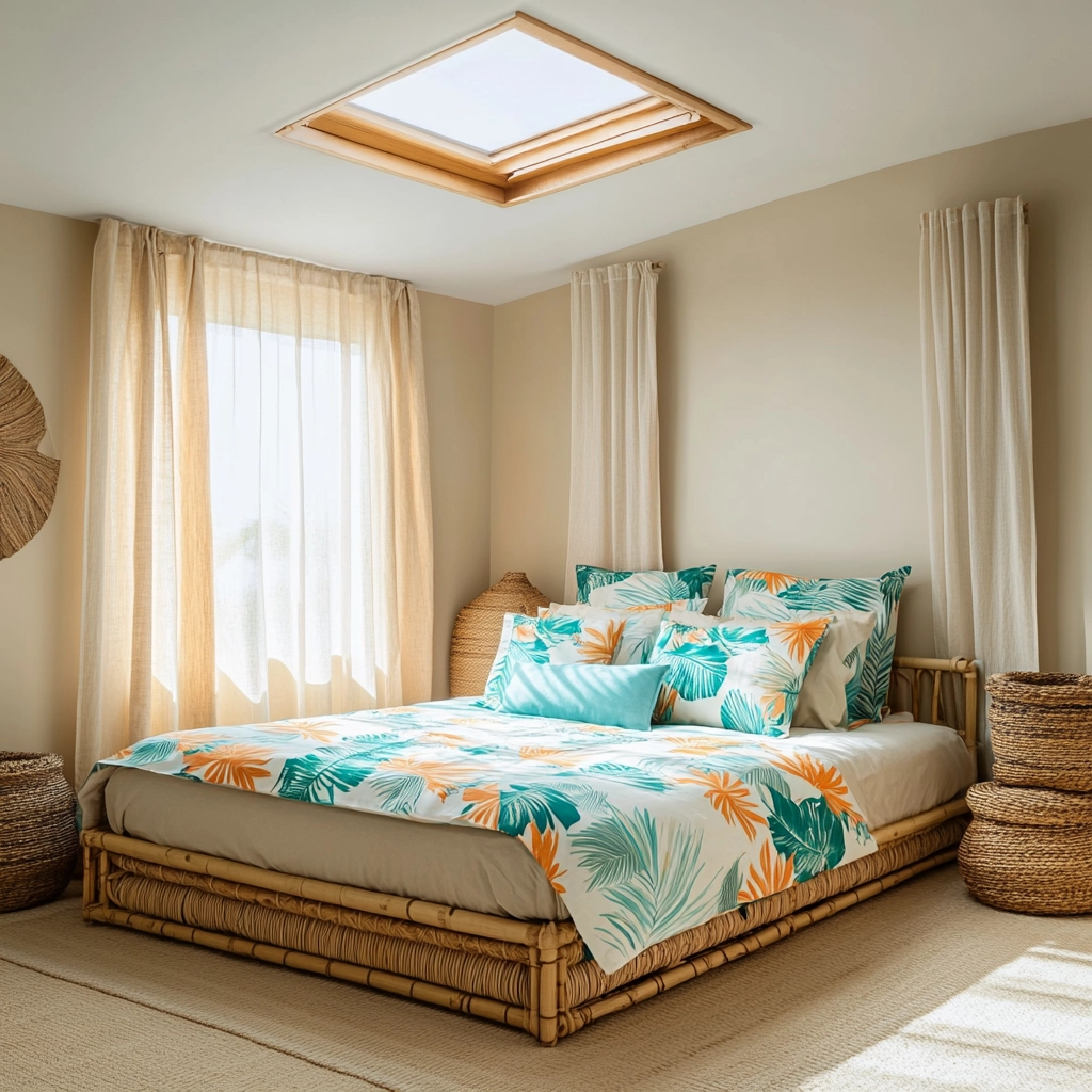 beige coastal bedroom 37