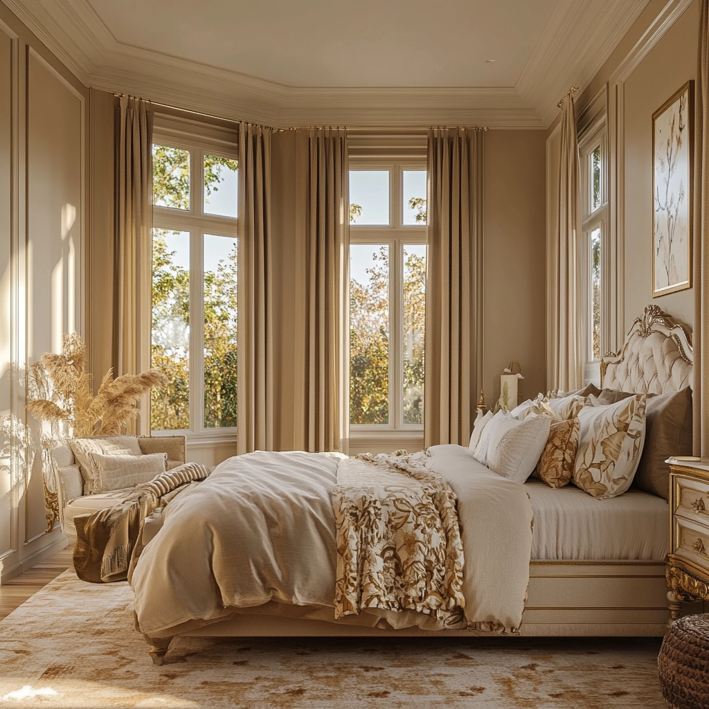 beige coastal bedroom 53