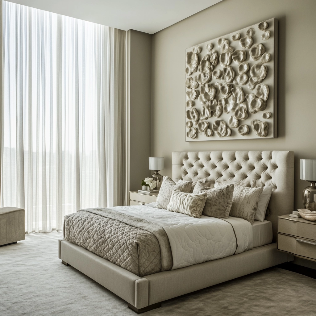 beige gray bedroom 15