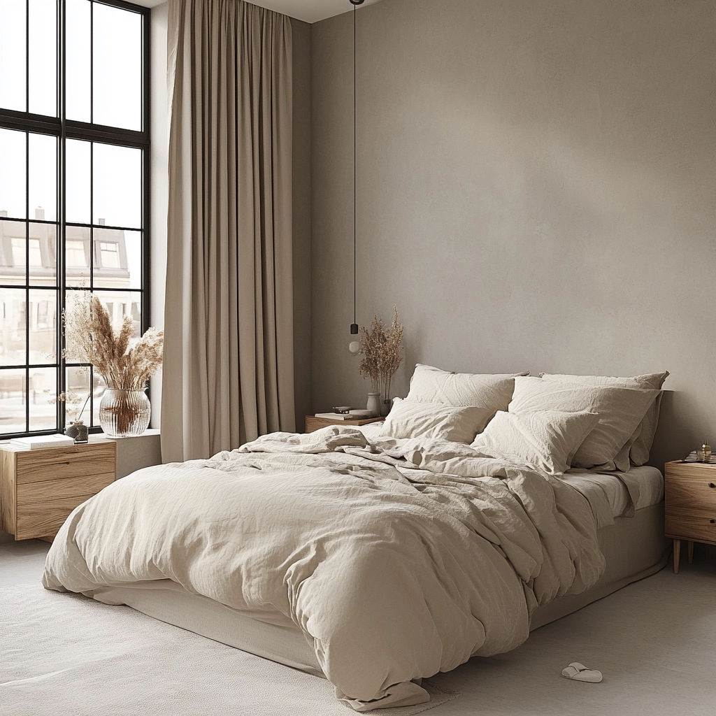 beige gray bedroom 2