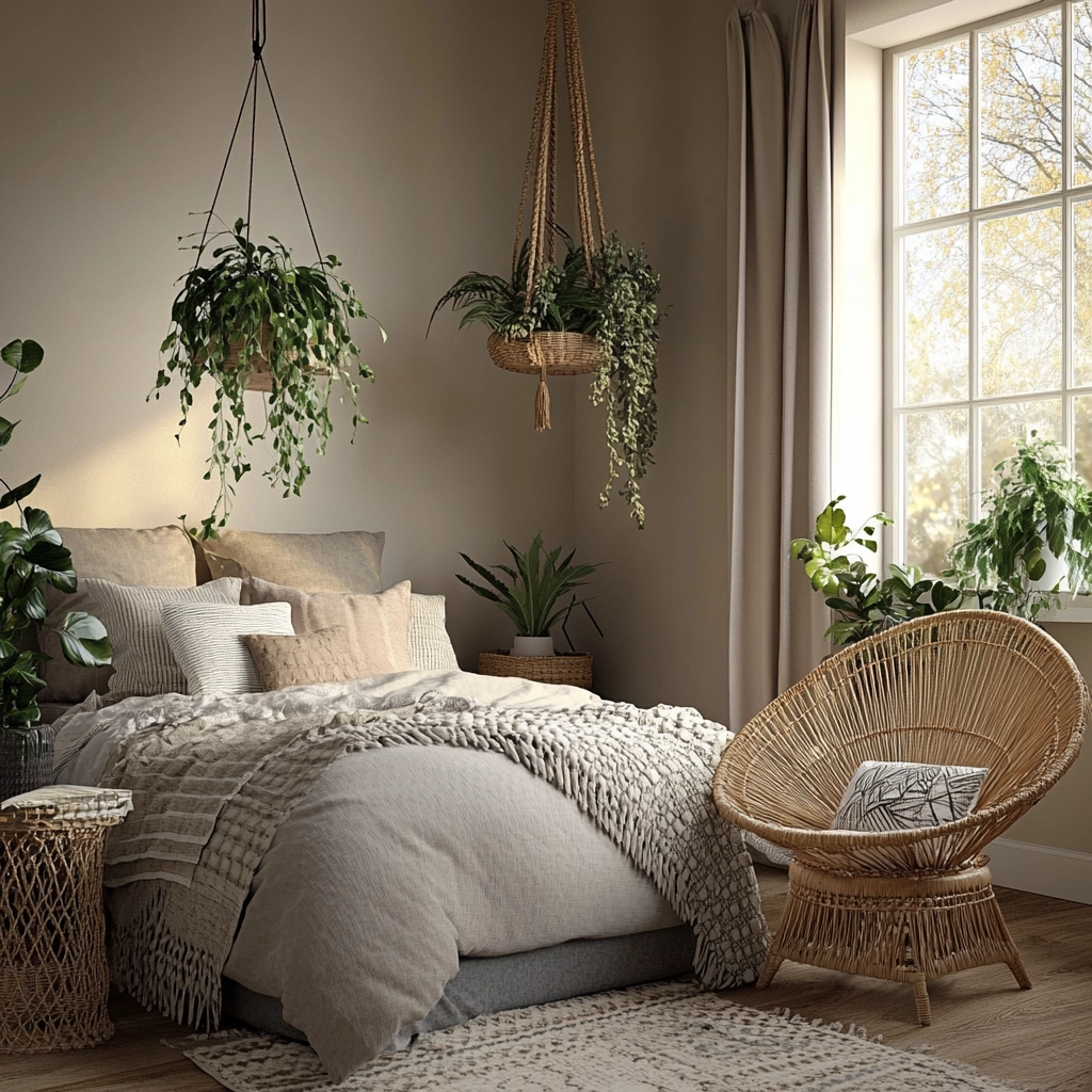 beige gray bedroom 20