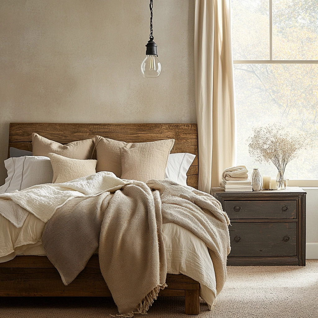beige gray bedroom 25
