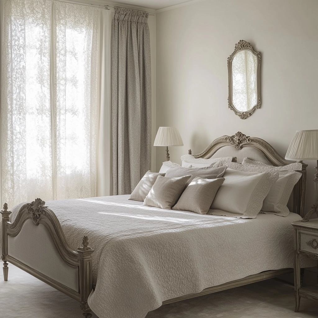 beige gray bedroom 38