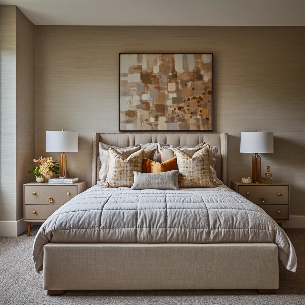beige gray bedroom 47