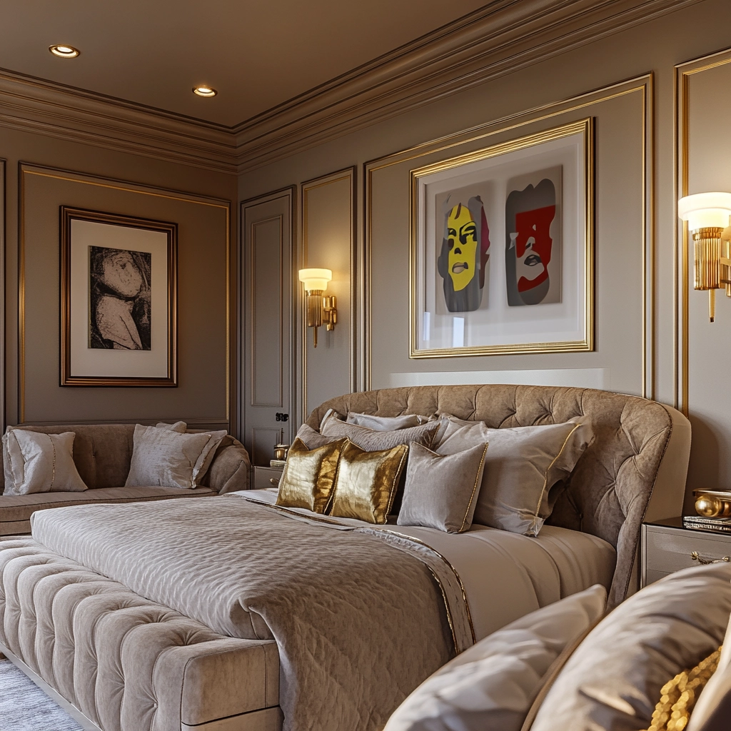 beige gray bedroom 59