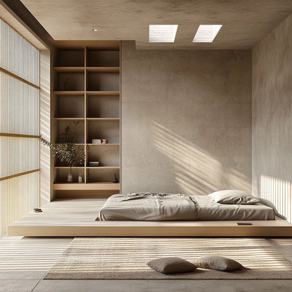 beige gray bedroom 7