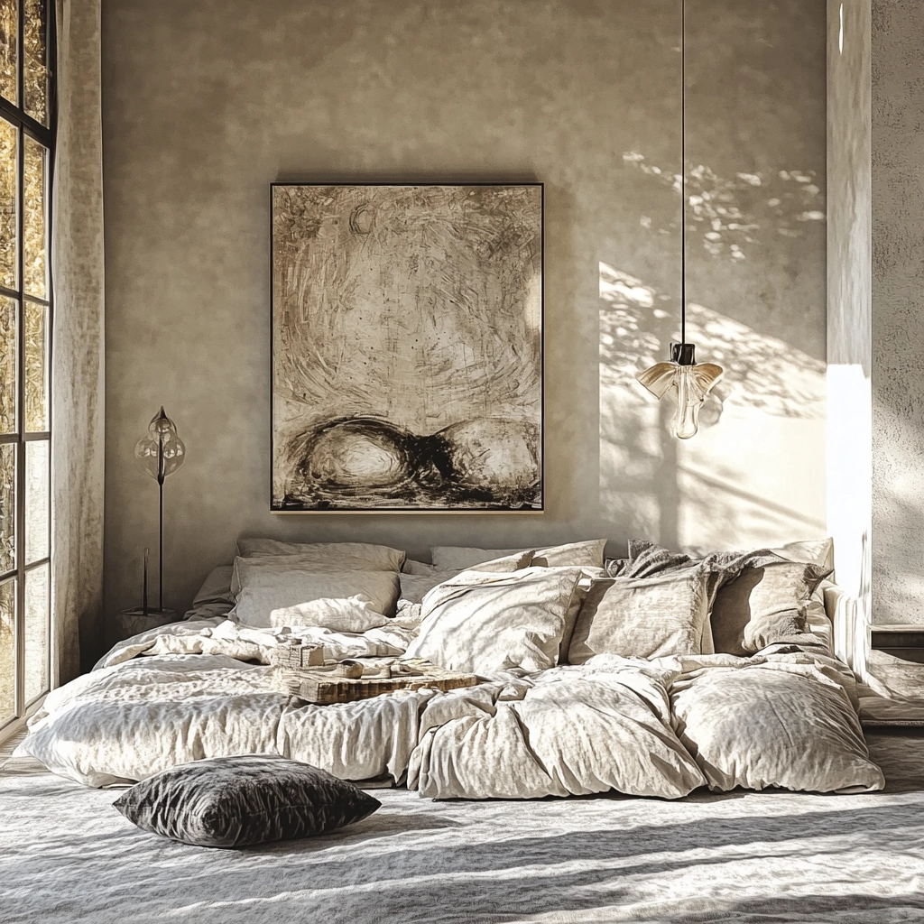 beige gray bedroom 75