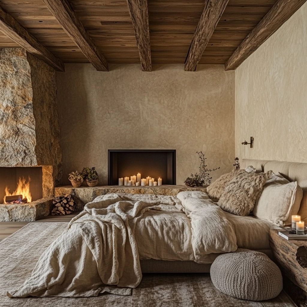 beige guest bedroom 18