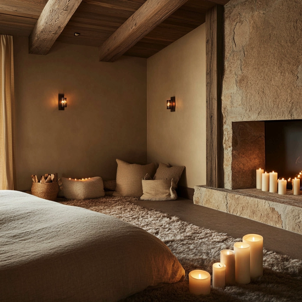 beige guest bedroom 19