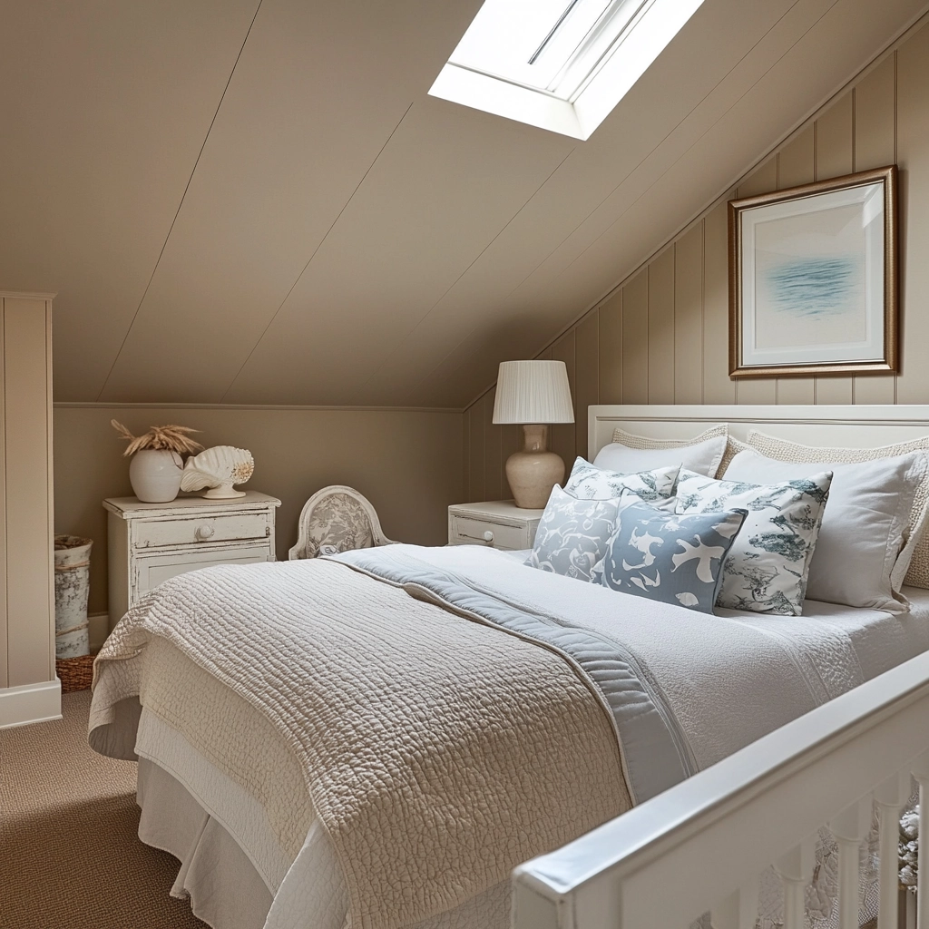 beige guest bedroom 29