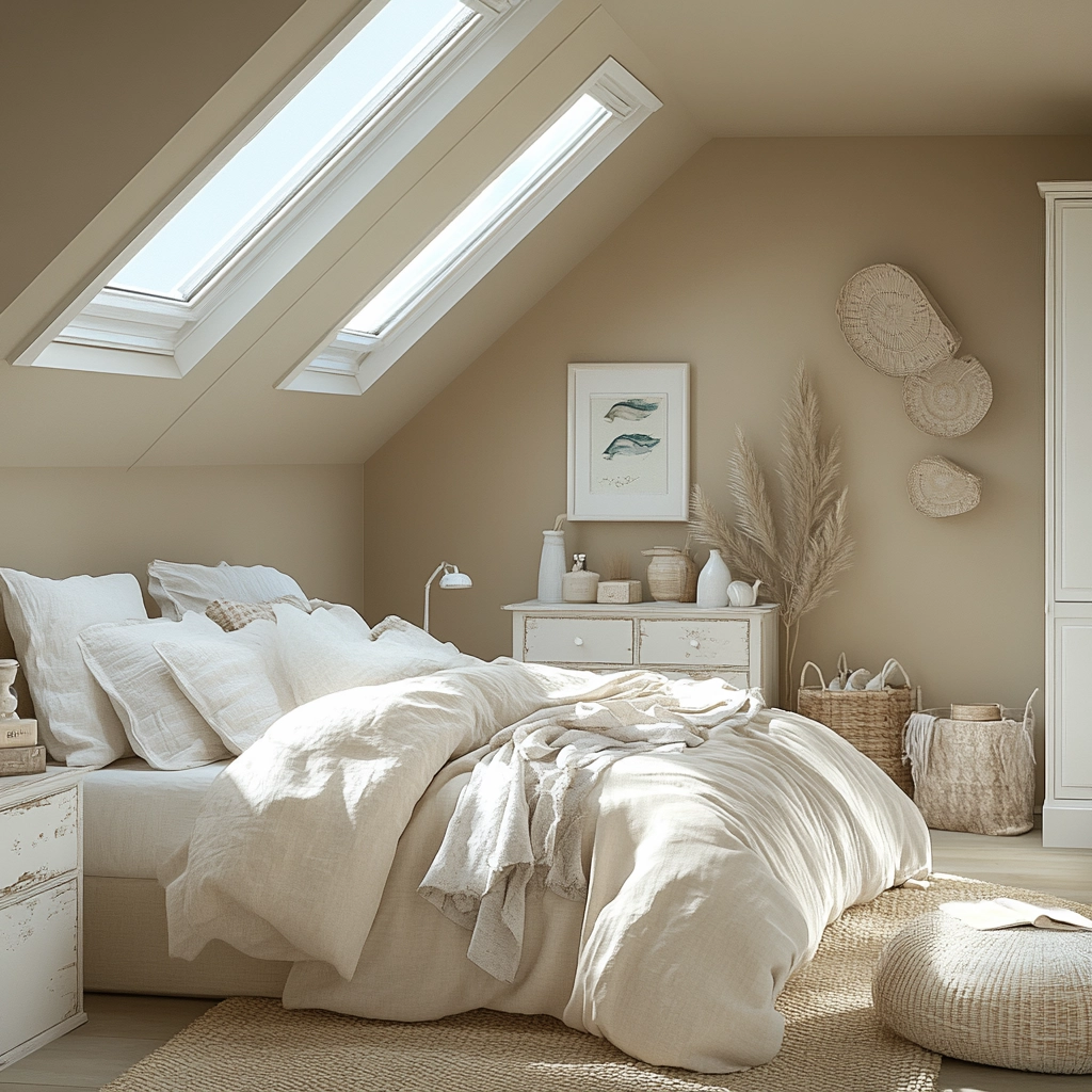 beige guest bedroom 30
