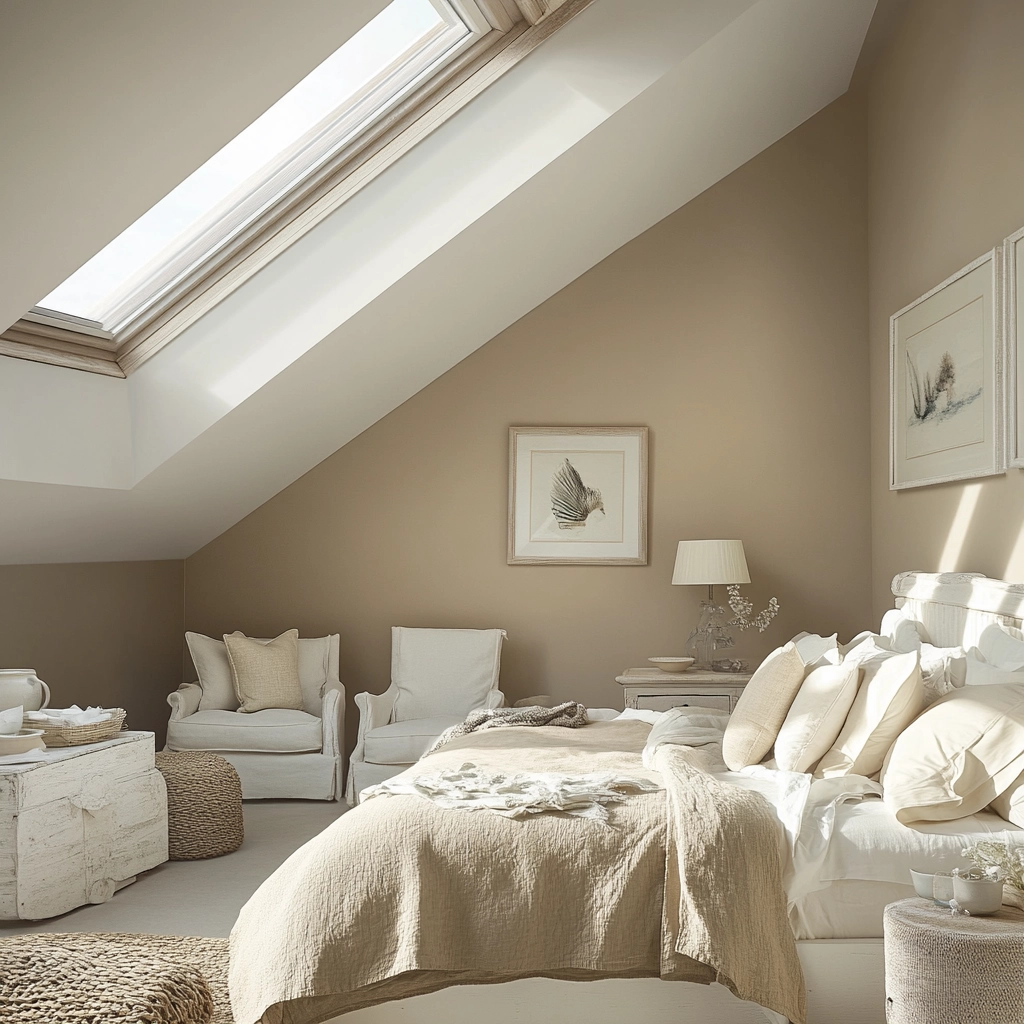 beige guest bedroom 32