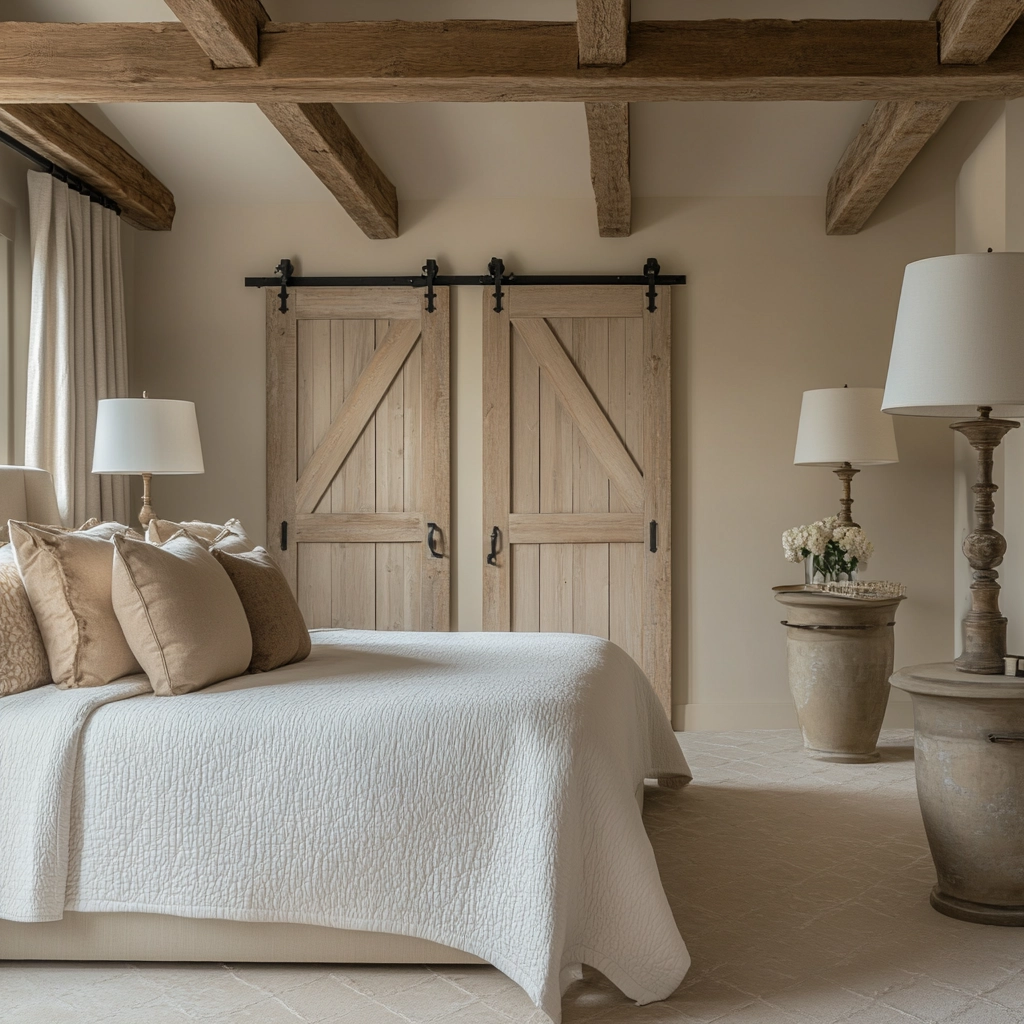 beige guest bedroom 43