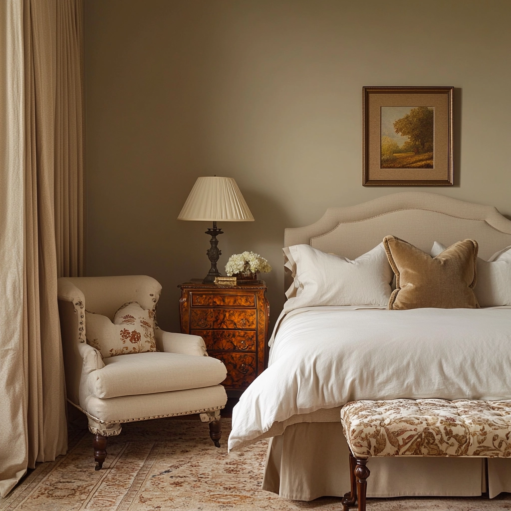 beige guest bedroom 45