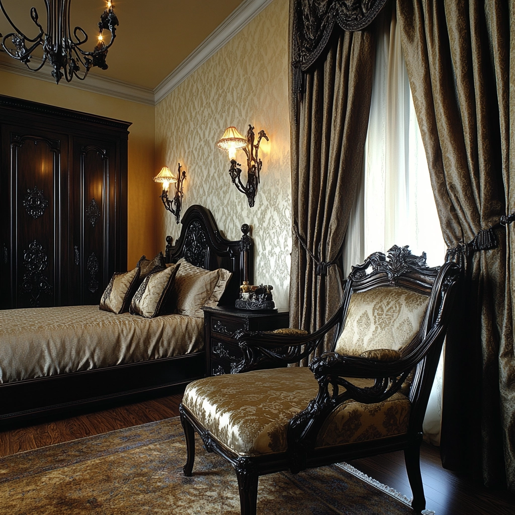 beige guest bedroom 49