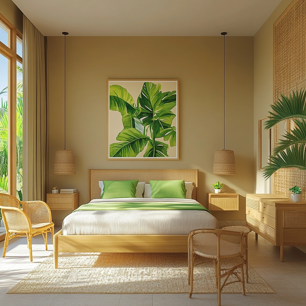 beige guest bedroom 54