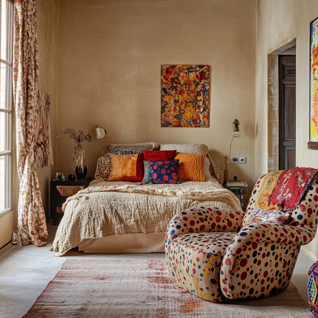beige guest bedroom 75