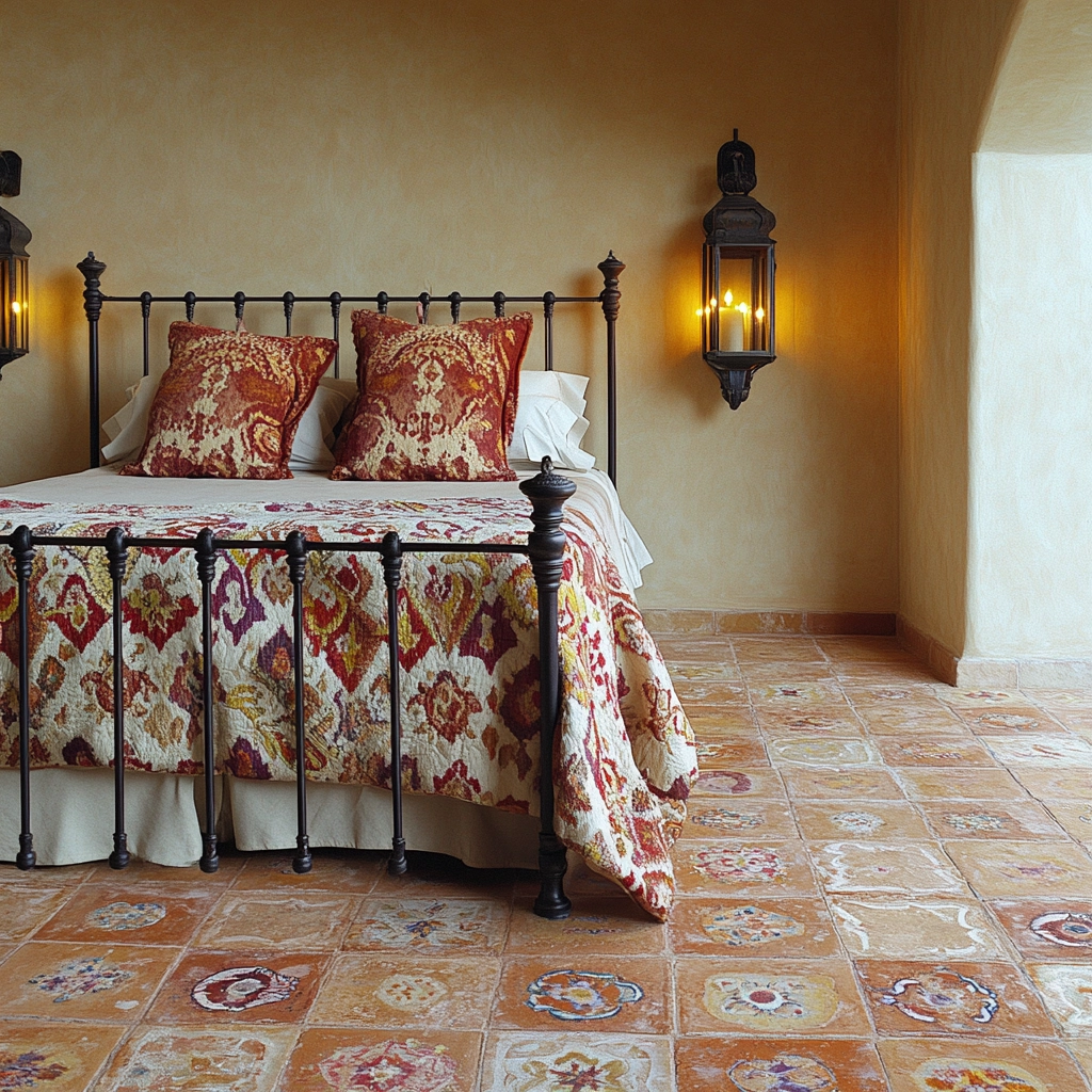 beige guest bedroom 78