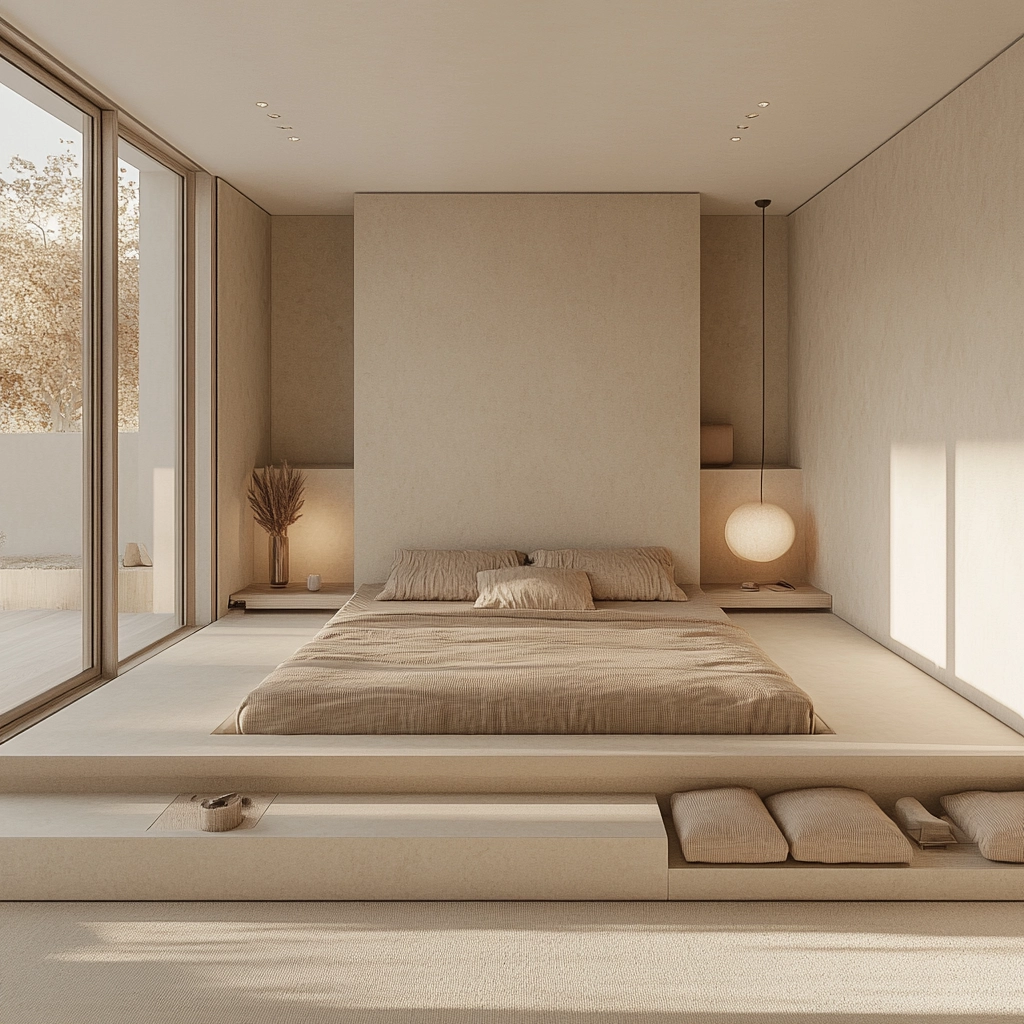 beige moody bedroom 17