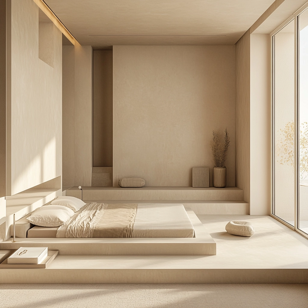 beige moody bedroom 18