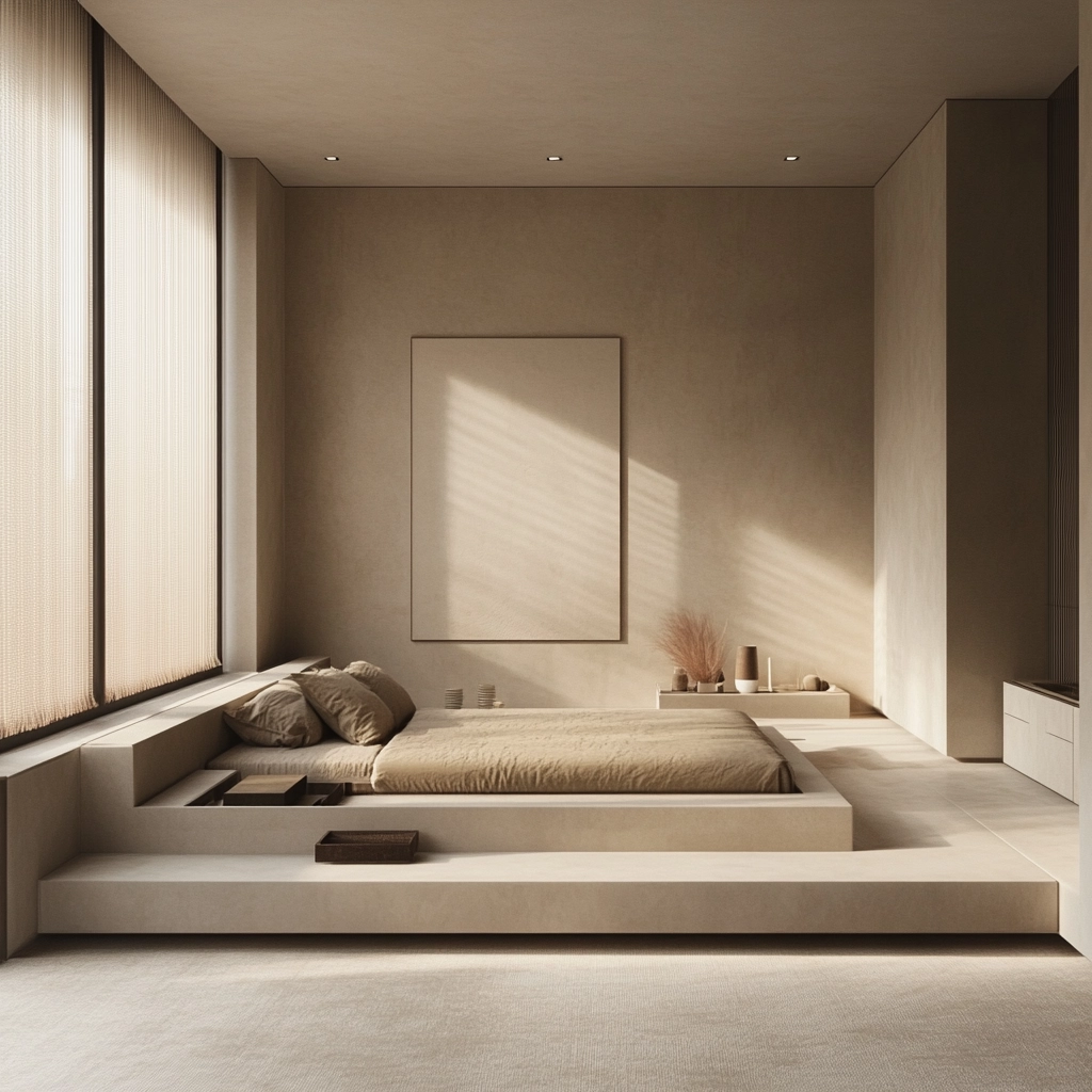 beige moody bedroom 19