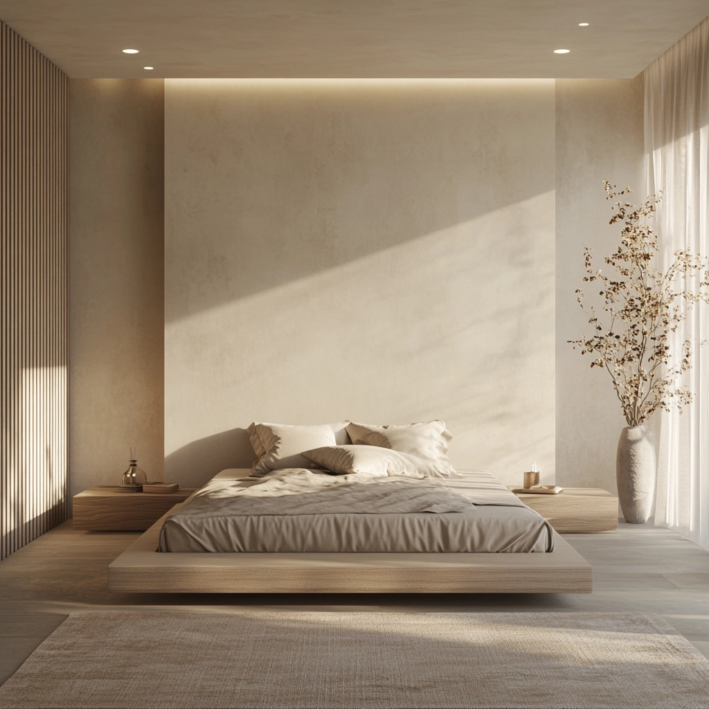 beige walls bedroom 14